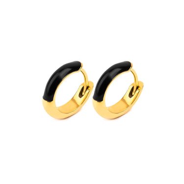 Boucles d'oreilles Les Attachantes Noir