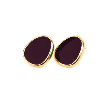 The Delicious Plum Earrings