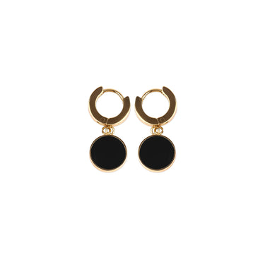 The Refined Black Earrings