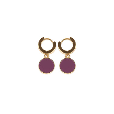 Boucles d'oreilles Les Raffinées Violette